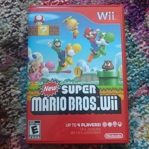 Wii super Mario brothers game